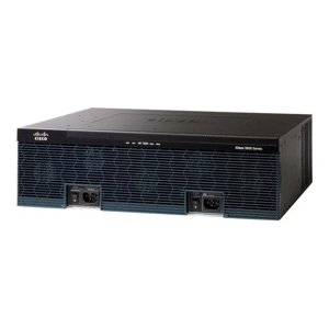 Cisco 3925E Sécurité vocale et CUBE Ensemble - Routeur - voix / module de télécopie - GigE - WAN ports: 4