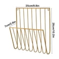 thumbnail image 3 of ABPWLY Iron Wall Book and Newspaper Rack Storage Rack Home Bedroom Study Wall Storage Rack Clearance Home Needs Canada Days House Items Home Needs, 3 of 6