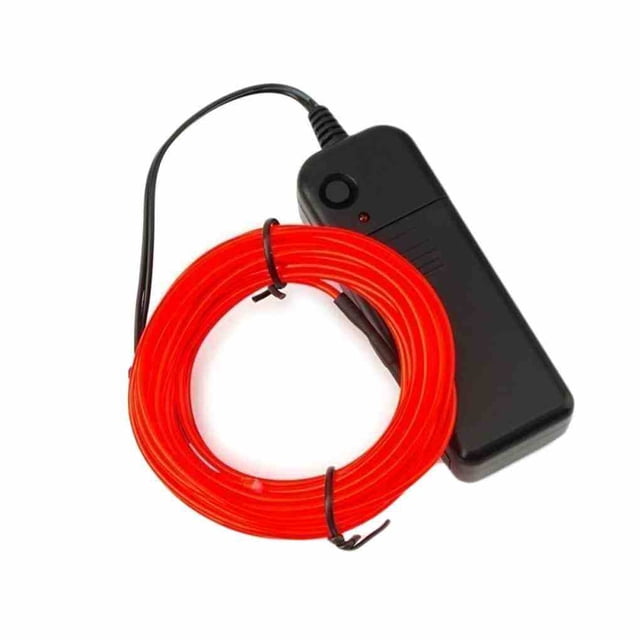 Youkk 3 Meters Neon Dance Party Decoration Light Neon LED Lamp Flexible EL Wire Rope Tube Waterproof LED Strip