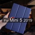 thumbnail image 1 of Pour ipad mini 5 4 3 2 1 Case Support en Cuir Intelligent Housse de Tablette pour ipad mini 4 Case mini 2 3 1 mini 5 2019 Étui Protectrice mini 5 Bleu Marine, 1 of 6