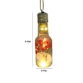thumbnail image 3 of Home Decoration Christmas Decor Hanging Bottle Light Christmas Lamp Decorations Christmas Tree Bulb 13x4.5cm Light Bulb Decorative Items Gift Clear Light Bulbs, 3 of 7