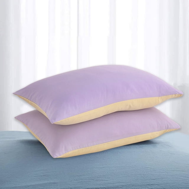 Jpxdew 2 Pack Pillow Covers 19x29in,Cotton Envelope Closure Shams Standard Size Home Decor