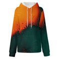 thumbnail image 4 of Haut Décontracté Mode Femme Manches Longues Dégradé Patchwork Orange XXXXXL, 4 of 4