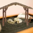 thumbnail image 3 of Miangastore Cabanon Miniature au Toit de Chaume Cabanon Miniature Détachable en Paille pour Micro-Ferme, 3 of 8