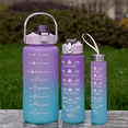 thumbnail image 2 of Lot de 3 Bouteilles d'Eau de Sport Étanches, 2 of 10