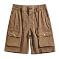 thumbnail image 1 of Birdeem Mens Plus Size Cargo Shorts Multi-Pockets Relaxed Summer Beach Shorts Pants, 1 of 4