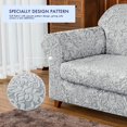 thumbnail image 4 of Subtrex Stretchy 2-Piece Washable Armchair/Lovesaet/Sofa/XL-Sofa Slipcover, Jacquard Damask Pattern, 4 of 6