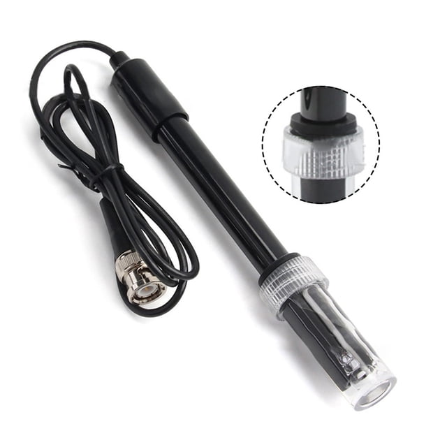 Feilian Électrode Sonde de Remplacement PH Connecteur BNC Testeur de Potentiel d'Aquarium Multicolore