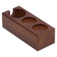 thumbnail image 3 of Noref 3‑Holes Wood Coffee Tamper Holder Coffee Portafilter Storage Rack Stand Organi F, 3 of 8