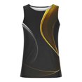 thumbnail image 3 of Qertyioot Nouveau Gilet Décontracté d'Été pour Hommes, Imprimé Sport, Col Rond, 3 of 4