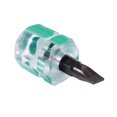 thumbnail image 3 of 2 pcs Flat Screwdriver Mini Screw Driver Short Small Split Repair Tools Kit Set Green+Red, 3 of 5