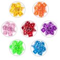 thumbnail image 3 of 7 Pcs/Ensemble dés Polyédriques Translucides pour Dungeons Dragons Pathfinder D&D RPG (D4 D6 D8 D10 D12 D20 D%) Rouge, 3 of 8
