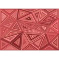 thumbnail image 1 of Ahgly Company Tapis d'Intérieur Rectangulaires Transitionnels Rouges Lavables à la Machine, 8 Pieds x 10 Pieds, 1 of 7