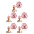 thumbnail image 1 of maskred Ample Space Satin Bonnet Comfortable And Exquisite Craft For Hair Care Large Black 5Set, 1 of 6
