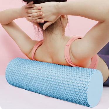 Dvkptbk Eva Foam Roller Colonne de Yoga en Mousse Solide Rouleau de Massage Solide Barre Bâton de Pilates Amincissant Matériau Eva Rouleau en Mousse Accessoires de Sport