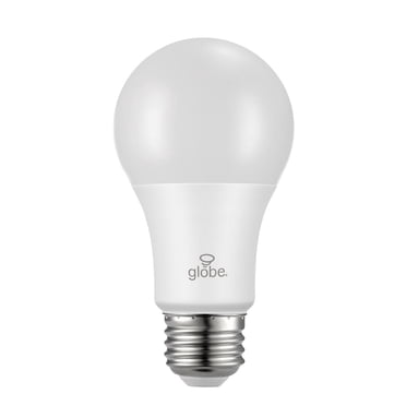 Globe Electric 60W Equivalent Warm White (3000K) A19 Dimmable LED Plastic Light Bulb, E26 Base, 800 Lumens, 30994