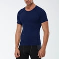 thumbnail image 2 of Kaemgyyd Compression Shirt Men Breathable Short Sleeve Slim Athletic Sports Undershirt Quick-Dry Stretch Running Workout Tops, 2 of 5