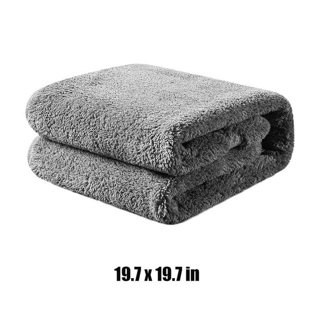 LSLJS Car Cleaning Towel Thickened Fabric and Highly Absorbent and Super Soft and Quick Drying