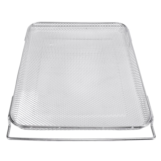 Grille de Panier de Four pour Friteuse, Panier de Four pour Friteuse Robuste et Sécuritaire en Acier Inoxydable 304, Facile à Nettoyer pour le Gril