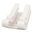 thumbnail image 1 of Wall Mounted Battery Holder, 14x6cm Plastic Battery Storage Organizer with a Top Loading and Bottom Retrieval System, 1 of 7