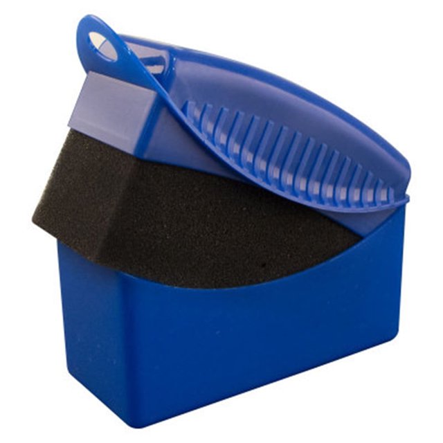 Lefu 1PCS Éponge de Polissage et de Cirage pour Roue de Voiture (avec Couvercle)