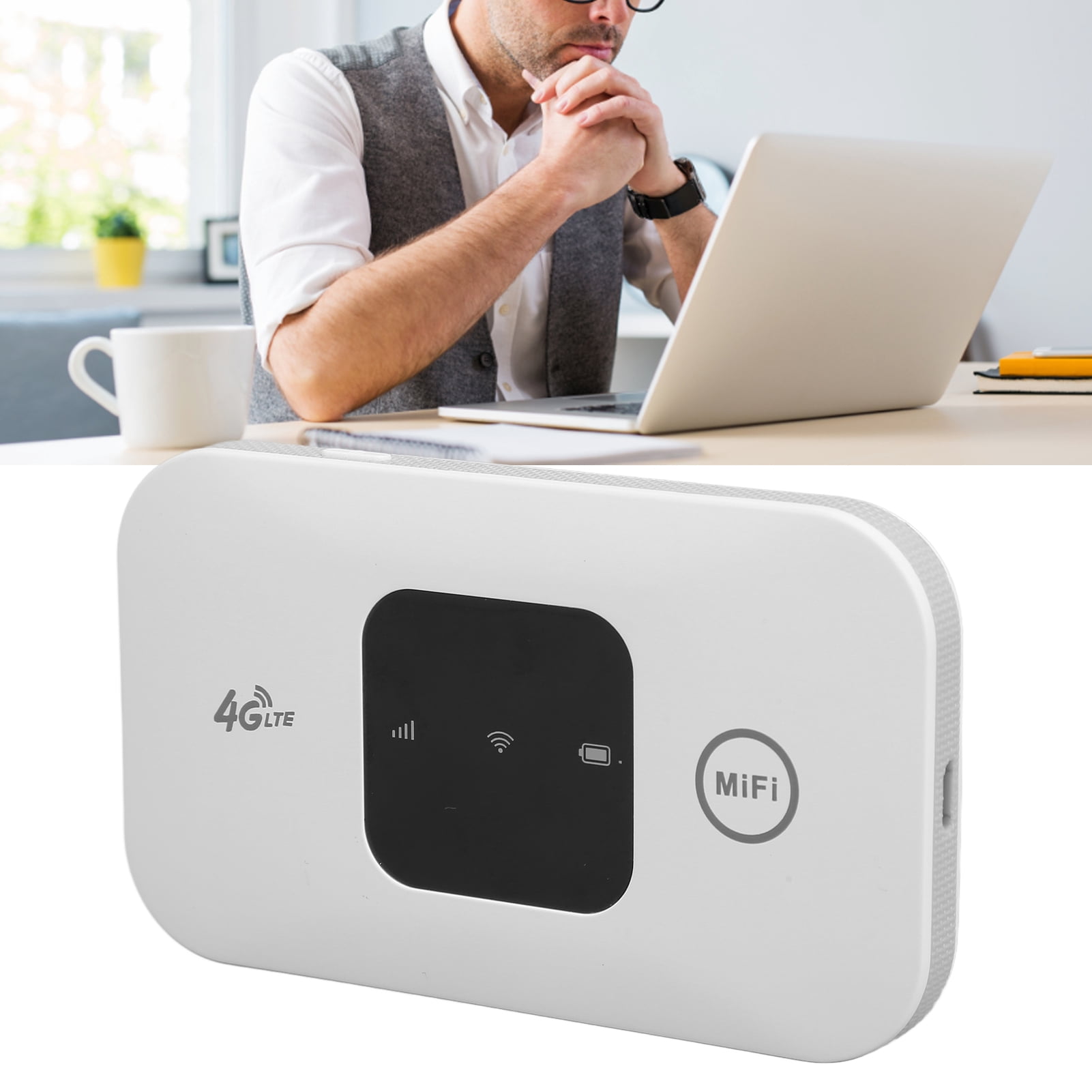 <p>Portable Wifi, Supports 10 Users Thin Compact White Portable Wifi Device Mobile  For Tablet</p>