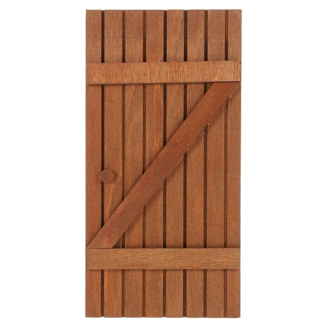 Miangastore Accessoire de Photographie Mini Porte Modèle Café Bois 1Pcs 7.1X3.5X0.3In