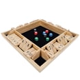 thumbnail image 3 of WE Games 4 Player Shut The Box(TM) Dice Game - Natural Wood - Travel Size, 3 of 6