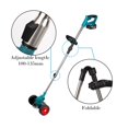 thumbnail image 3 of Electric Lawn Mower Handheld Cordless Garden Grass Trimmer.100-135cm Length Adjustable ,Easy to Use, 3 of 7