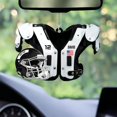thumbnail image 2 of Car Adornment Present with Helmet Chic Sturdy Football Pendant, 2 of 4