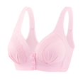 thumbnail image 3 of FAIWAD 6 Pack Bras for Women Front Closure Button No Underwire Everyday Bralettes Pregnant Plus Size Breathable Daily Bras, 3 of 4