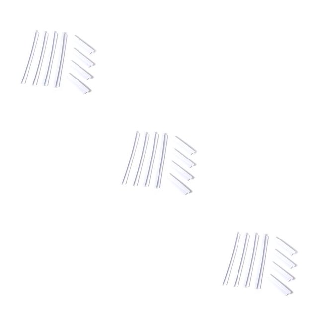 Ruiboury 8X Car Door Edge Guards Set Bumper Strip Kit Trim Molding Protection Anti-rub M white 3Set