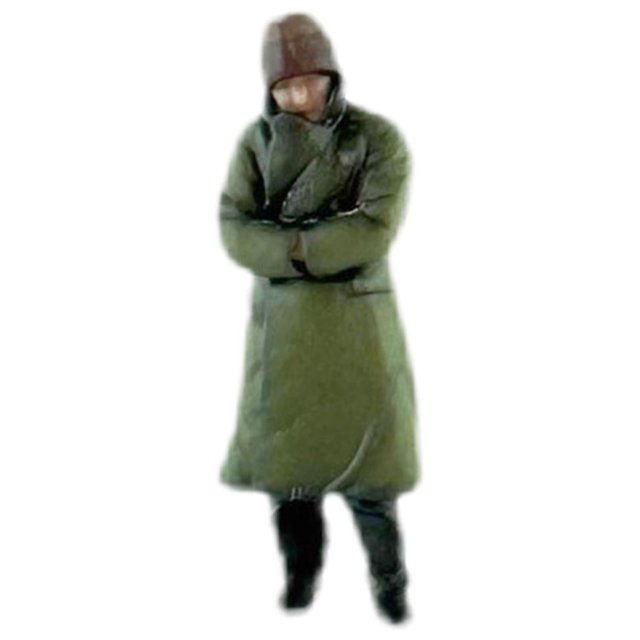 Figurine de Rue en Résine 1/64, Accessoires de Scène Figurines de Poupée, Collection Peinte à la Main Debout