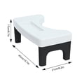 thumbnail image 5 of ZZkhGO Ergonomic Toilet Footstool for Squatting, 6.7 Inch Bathroom Step Stool, Non-Slip Potty Riser for Constipation Relief Hemorrhoid Care, 5 of 5