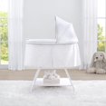 thumbnail image 4 of Delta Children Soothing Dreams Deluxe Rocking Bassinet, Grey Lattice, 4 of 9
