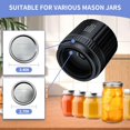 thumbnail image 3 of SURJDE Vacuum Sealer for Jars Electric Mason Jar Vacuum Sealer for Wide Mouth and Regular Mouth Mason Jars, Automatic Electric Vacuum Sealer for mason jars Sealer Vacuum Kit Food Saver Freez, 3 of 5