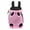 Pink-220, variant on Pet Backpack Carrier, Mesh Ventilation, Outdoor Travel, Two-Shoulder Ergonomic Design, Transparent Visual Window, Secure Storage Pockets, Durable Construction for Daily Use