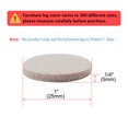thumbnail image 2 of Unique Bargains Felt Furniture Pad Round 1' Self Adhesive Anti-scratch Anti-slip Protector 60pcs, 2 of 7
