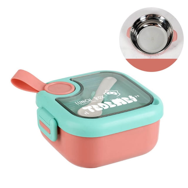 Stainless Steel Baby Feeding Bowl Set for Mealtime with Durable Base and Easy Clean Design Including Spoon and Fork for Stage 1-3 Foods and Everyday Use