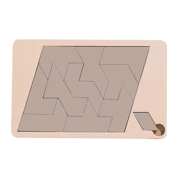 Triangle Puzzle Solving The Wooden Puzzle Square Disappearing Design Triangulator Brain Teaser Game For All Children Indoor Outdoor Novelty Toy