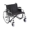 thumbnail image 5 of Sentra EC Heavy Duty Extra Wide Wheelchair, Detachable Full Arms, 28" Seat -, 5 of 5
