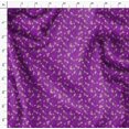 thumbnail image 4 of Soimoi Purple Moss Georgette Fabric Leaf Floral Print Fabric by Yard 42 Inch Wide, 4 of 6