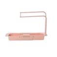 thumbnail image 2 of Oleegame 1PC Shower Soap Dish With Hook Household Faucet Clip Rack Kitchen Sink Rag Bath Holder Soap Storage Box Pink, 2 of 2