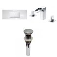 thumbnail image 1 of American Imaginations 48.75-in. W 3H8-in. Ceramic Top Set In White Color - Overflow Drain Incl. AI-29985, 1 of 8