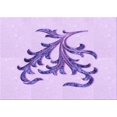 thumbnail image 1 of Ahgly Company Machine Washable Indoor Rectangle Transitional Purple Area Rugs, 3' x 5', 1 of 7
