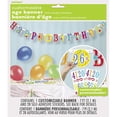 thumbnail image 3 of Happy Birthday Jumbo Jointed Banner with Number Stickers, 3 of 3