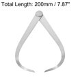 thumbnail image 2 of Unique Bargains Inside Outside Caliper 200mm Firm Joint Stainless Steel Measuring Tool Calipers 1 Set, 2 of 5