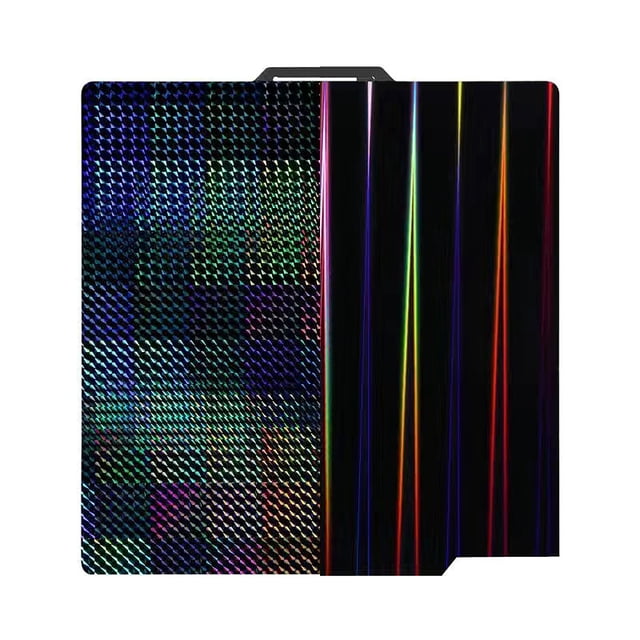 H1H 3D Printer Platform 257x257mm Build Plate Spring Steel Sheet Compatible with /X1/X1E/P1P/P1S/A1 3D Printers No Magnetic Base - H1H Light Beam + H1H Phantom
