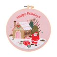 thumbnail image 2 of Abbracc Christmas Embroidery Kit Decorative DIY Xmas Home Decor Cute Hand Embroidery Santa Claus, 2 of 9