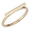 thumbnail image 1 of 14k Yellow Gold 2mm Horizontal Bar Ring, Size 8, 1 of 2